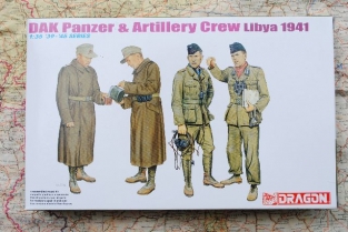 DML6693  DAK Panzer & Artillery Crew Libya 1941 Africa korps WWI